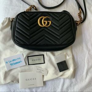 GG Marmont small matelassé shoulder bag